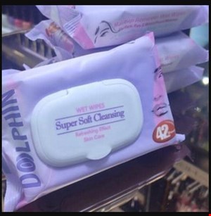 دستمال مرطوب  42 برگ dolphin